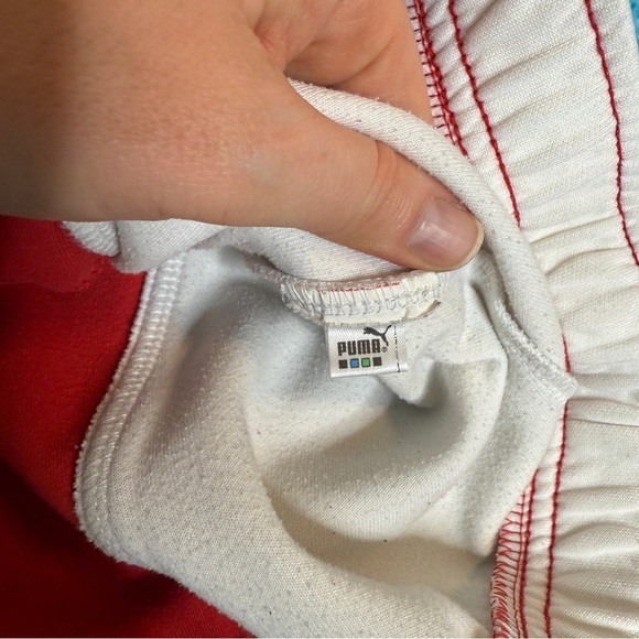 Vintage Puma Valley United Soccer Club Jacket Men’s L Red White Zip Up Training - Picture 4 of 14